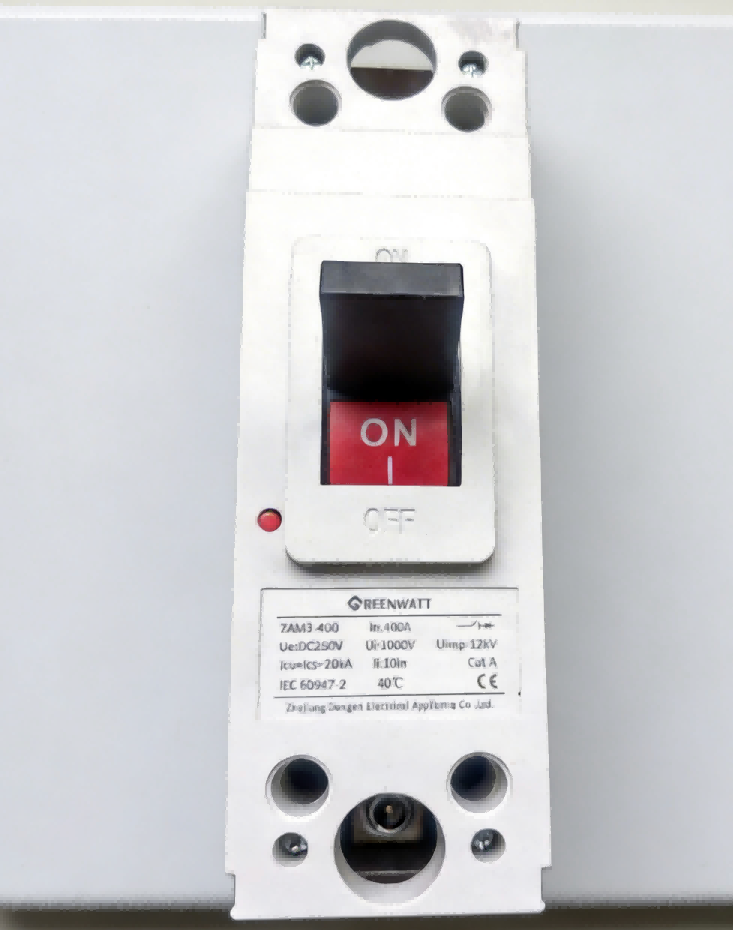 Interruttore automatico scatolato DC250V 400A 1P
